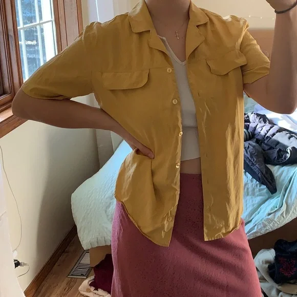 Silk Button Down - Picture 11 of 15